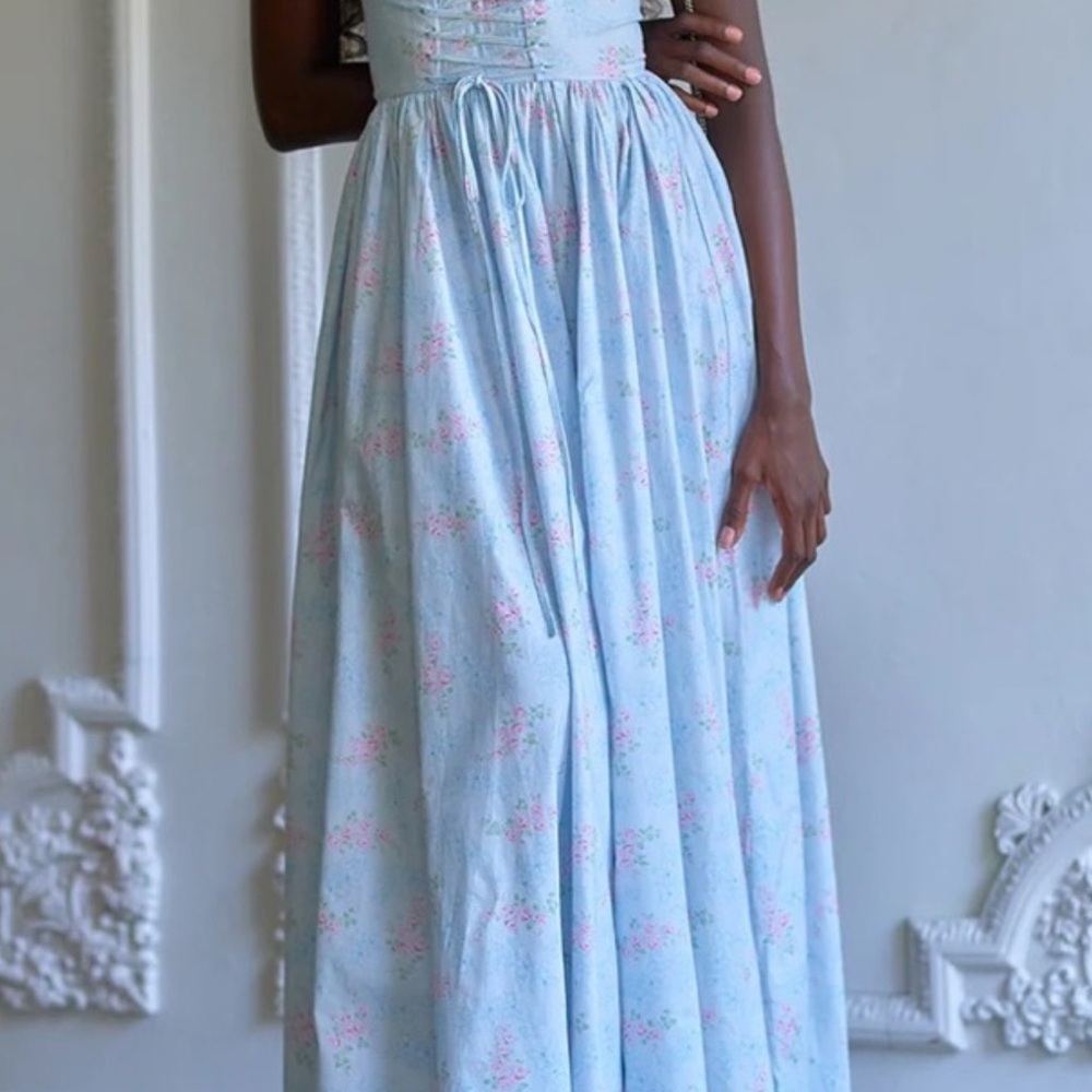 Selkie Blue Corset Gown